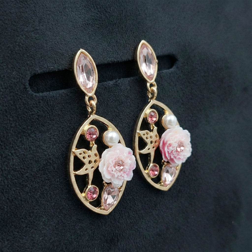 Blush Bloom Earrings GWE -181