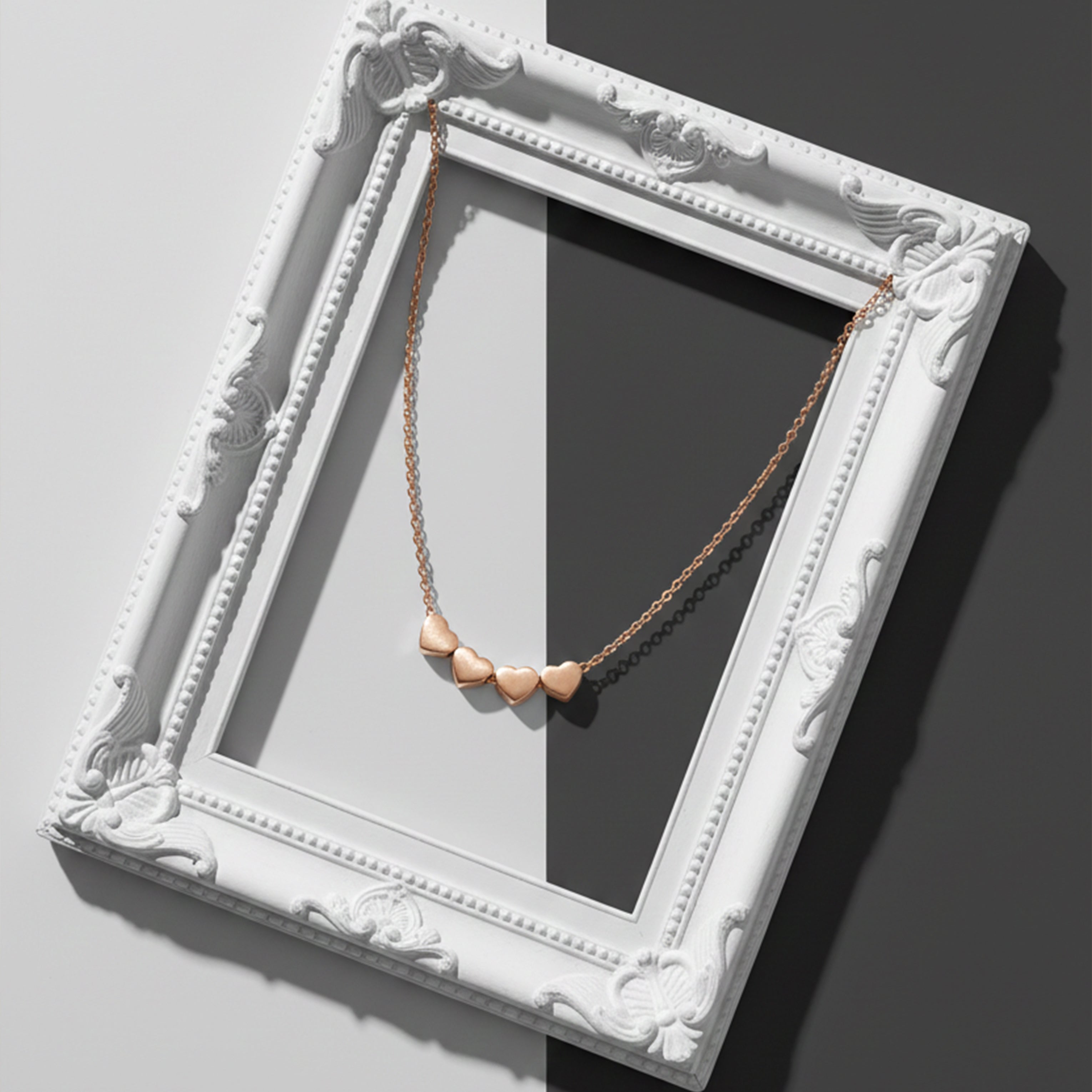 Bharati Rose Gold Necklace GWN -28