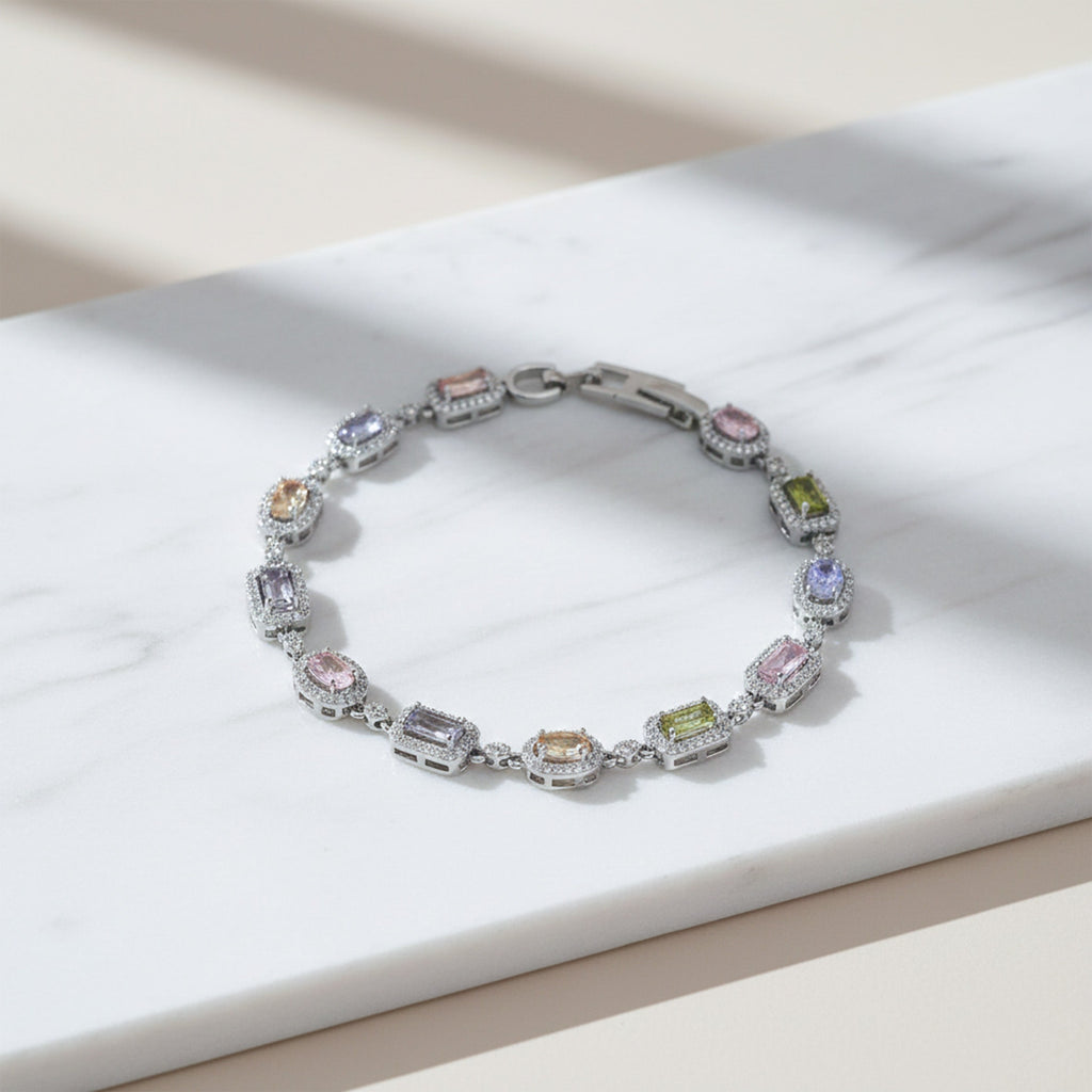 Multi-Shape Pastel Bracelet GWB -148