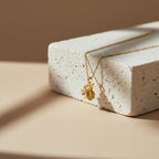 Floral CZ Pendant Necklace GWN -108