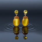 Mustard Yellow Earrings GWE -210