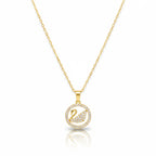 Swan Graceful Pendant Necklace GWN -8