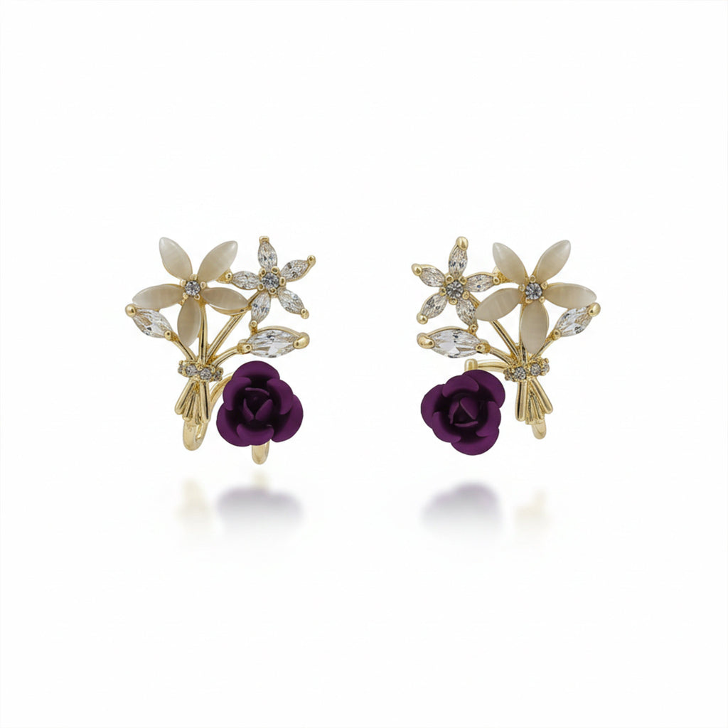 Crystal Stud Earrings  GWE -157