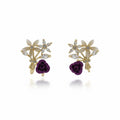 Crystal Stud Earrings  GWE -157