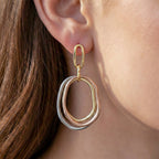 Trinity Luxe Interlinked Drop Earrings GWE -52