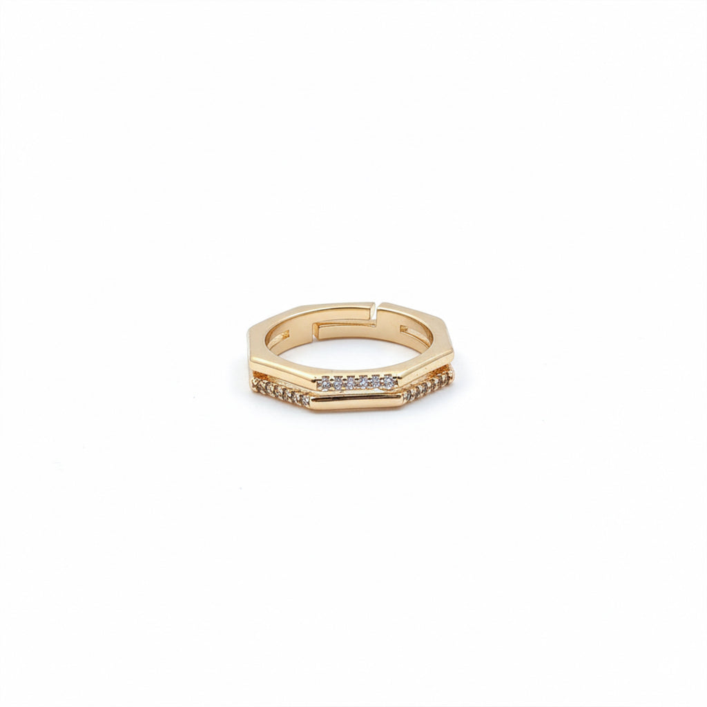 Golden Hexa Spark Ring GWR -16