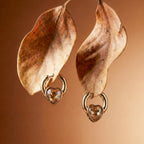 Heart Gold Hoop Earrings GWE -67