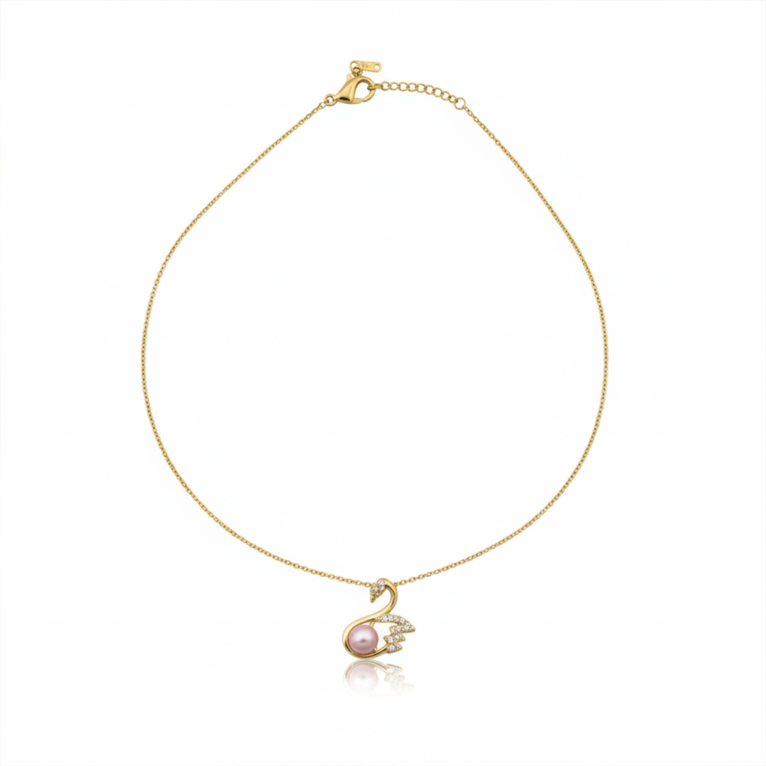 Golden Swan Necklace GWN -36