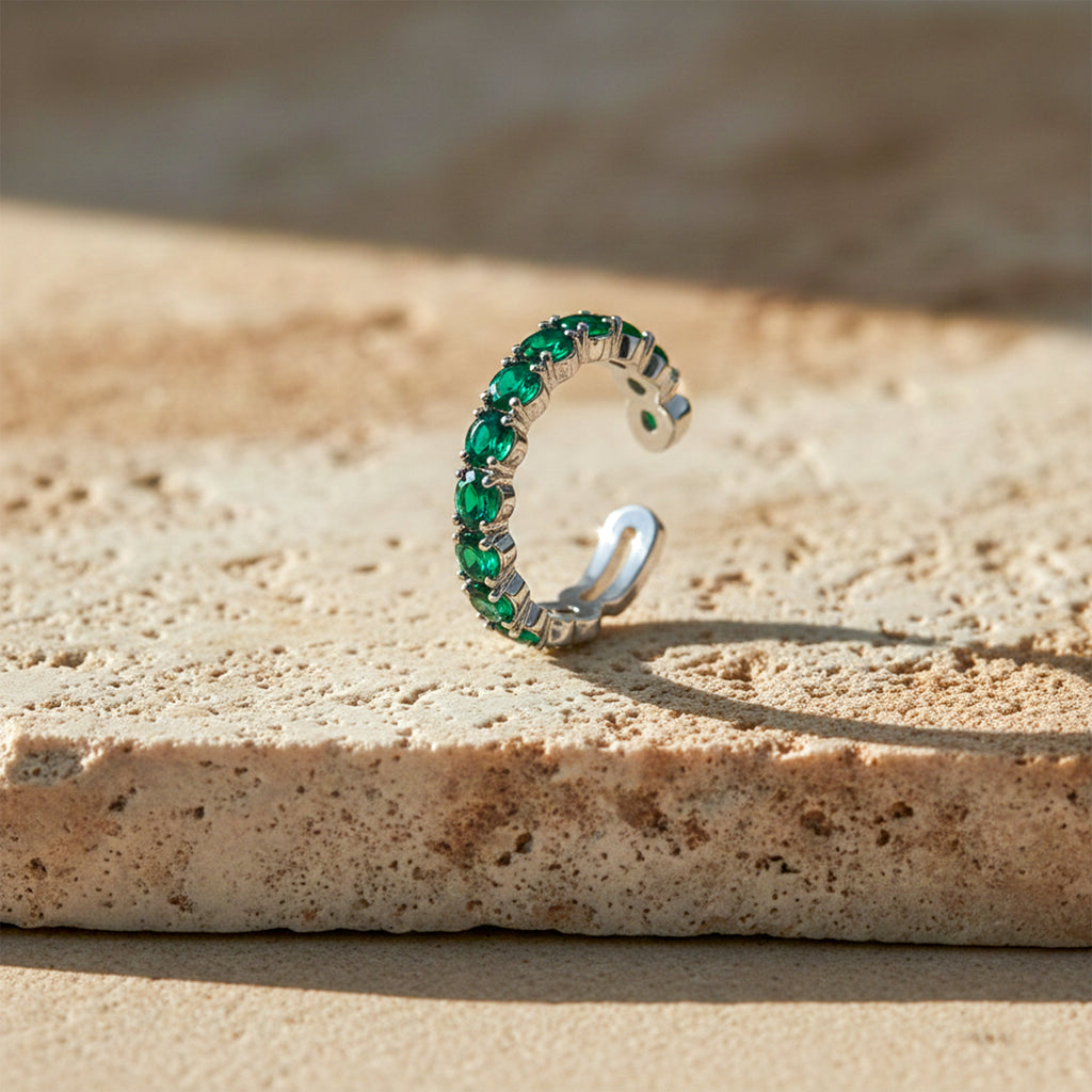 Emerald Arc Adjustable Ring GWR -81