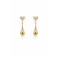 Trishna Heart Drops Earring GWE -21