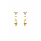 Trishna Heart Drops Earring GWE -21