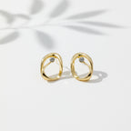 Aurelia Twist Diamond Stud Earrings GWE -51