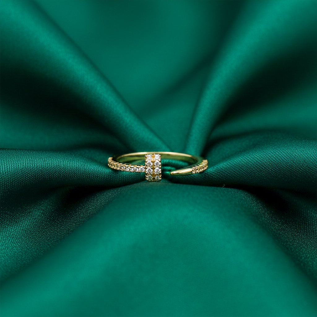 Golden Nail Adjustable Ring GWR -66