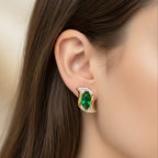 Green Leaf Studs earring GWE -122