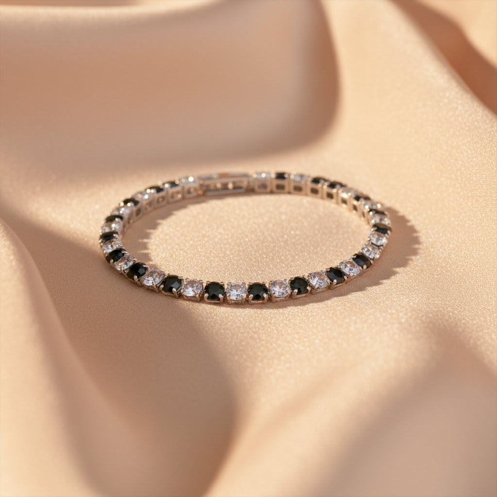 Black & White Diamond Bracelet GWB -119
