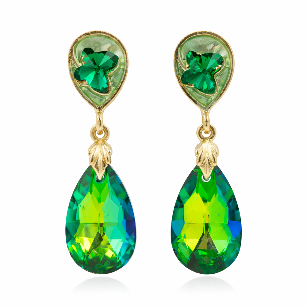 Emerald Green Earrings GWE -193