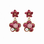 Enamel Pearl Earrings GWE -185
