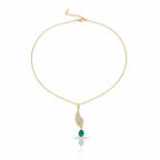 Wing Drop Pendant Necklace GWN -116