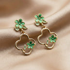Green Clover Earrings GWE -182