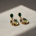Vintage-Style Nature-Inspired Dangle Earrings GWE -178