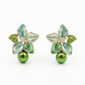 Enamel Pearl Earrings GWE -184