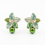 Enamel Pearl Earrings GWE -184