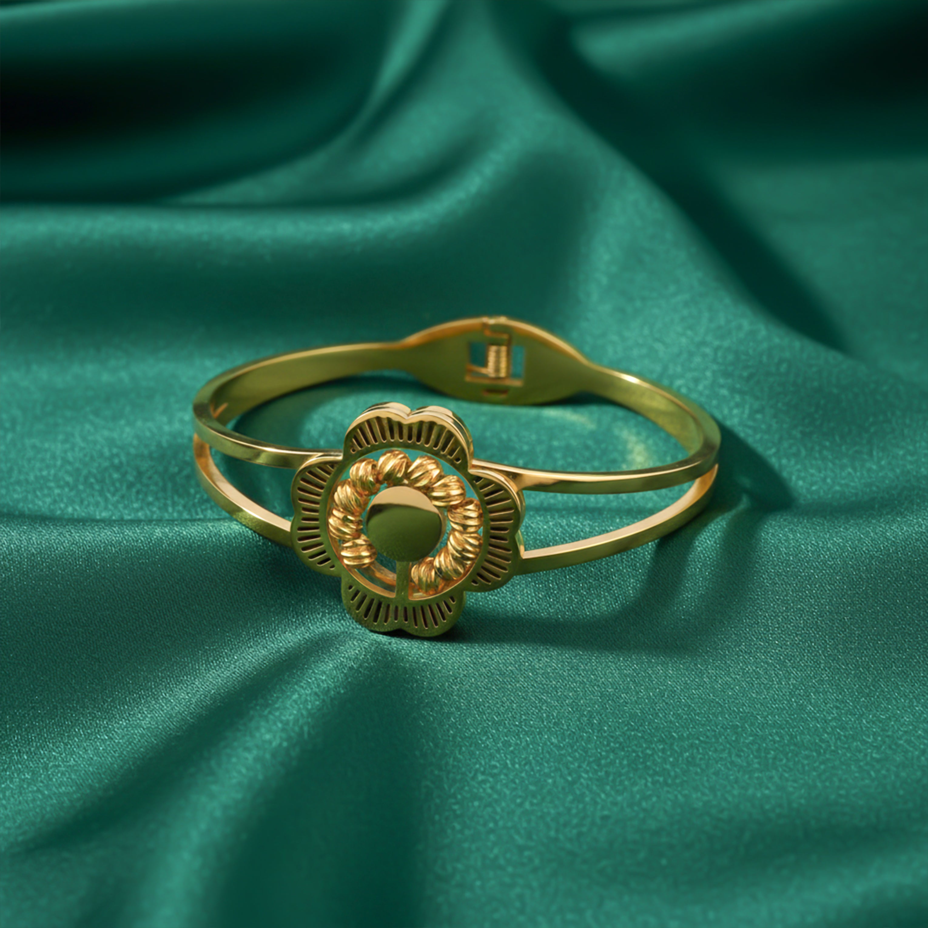 Floral Gold Designer Kada GWK -12
