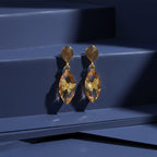 Butterfly Crystal Drop Earrings GWE -217