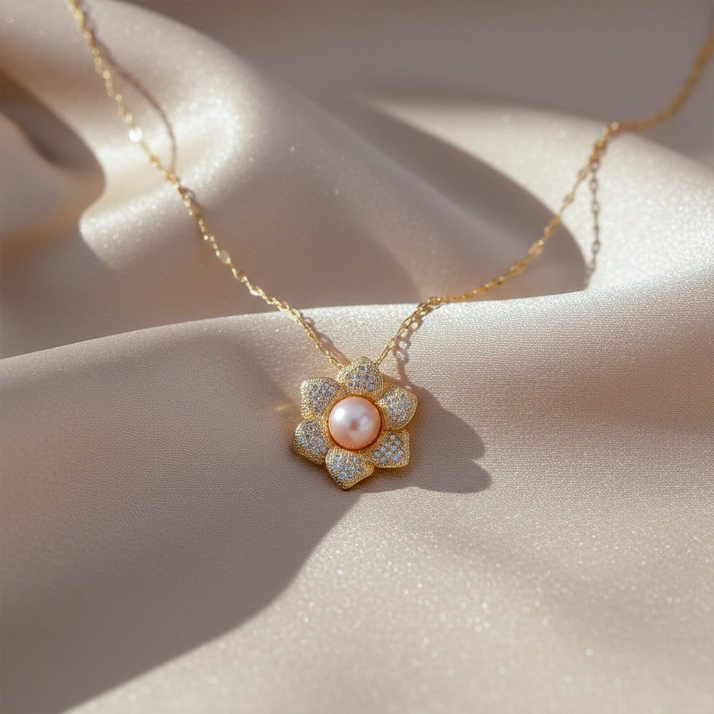Golden Blossom Necklace GWN -41