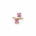 Pink Blossom Adjustable Ring GWR -72