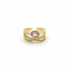 Royal Blush Halo Wrap Ring GWR -46