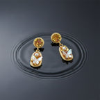 Gold Tone Butterfly Earrings GWE -213