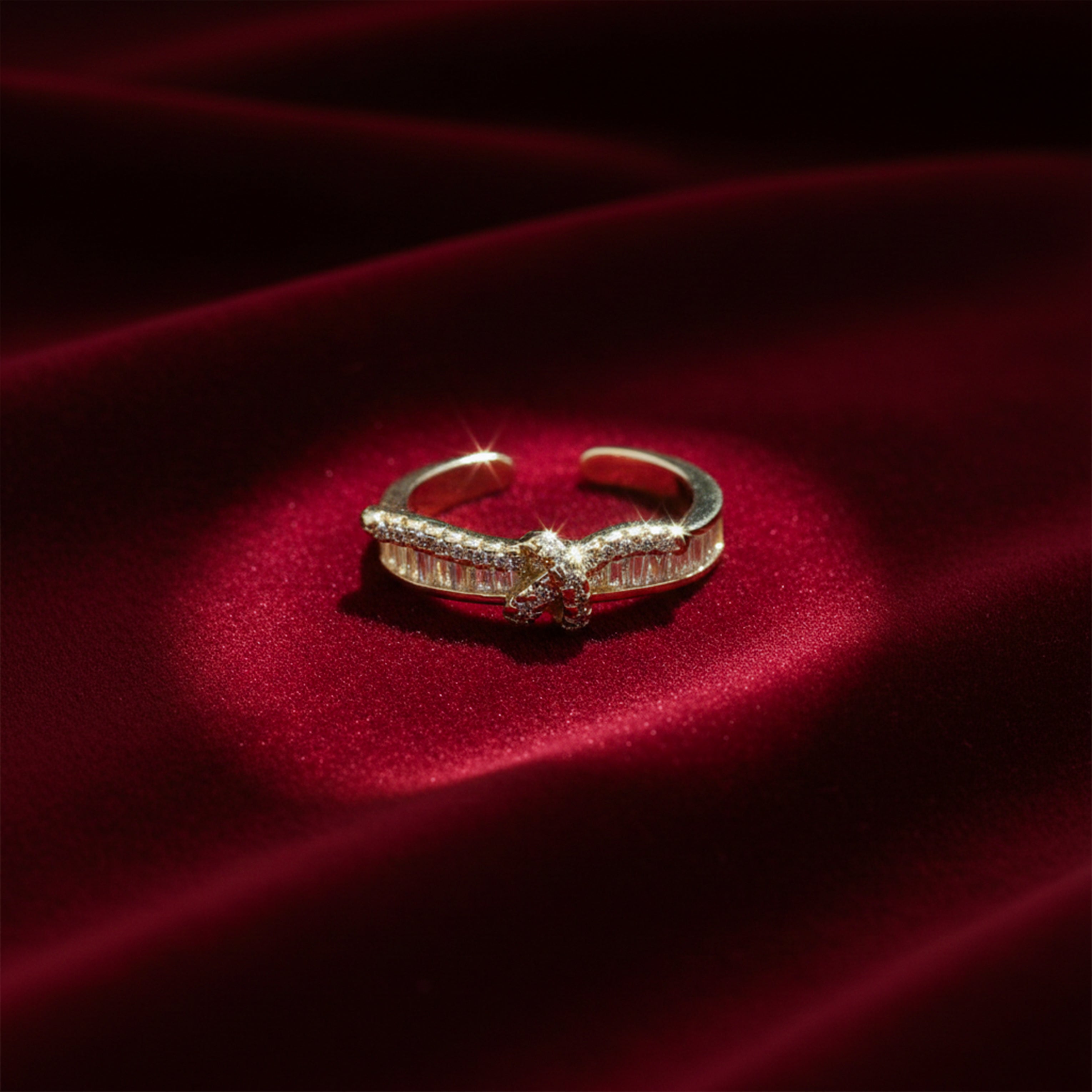 Golden Infinity Spark Ring GWR -49