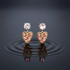 Blush Heart Earrings GWE -211