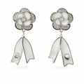 Silver Bloom Drop Earrings GWE -65