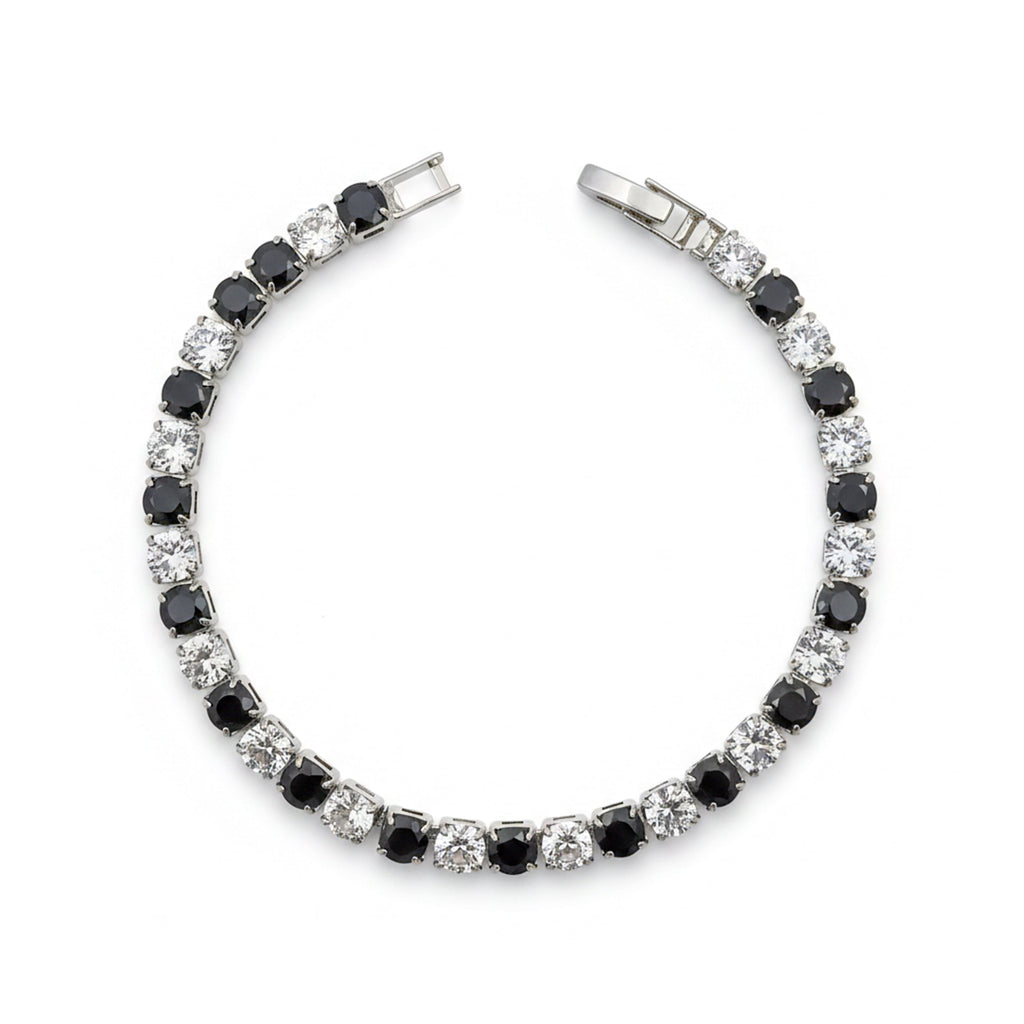 Black & White Crystal Bracelet GWB -57