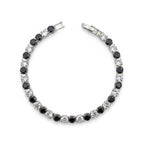 Black & White Crystal Bracelet GWB -57