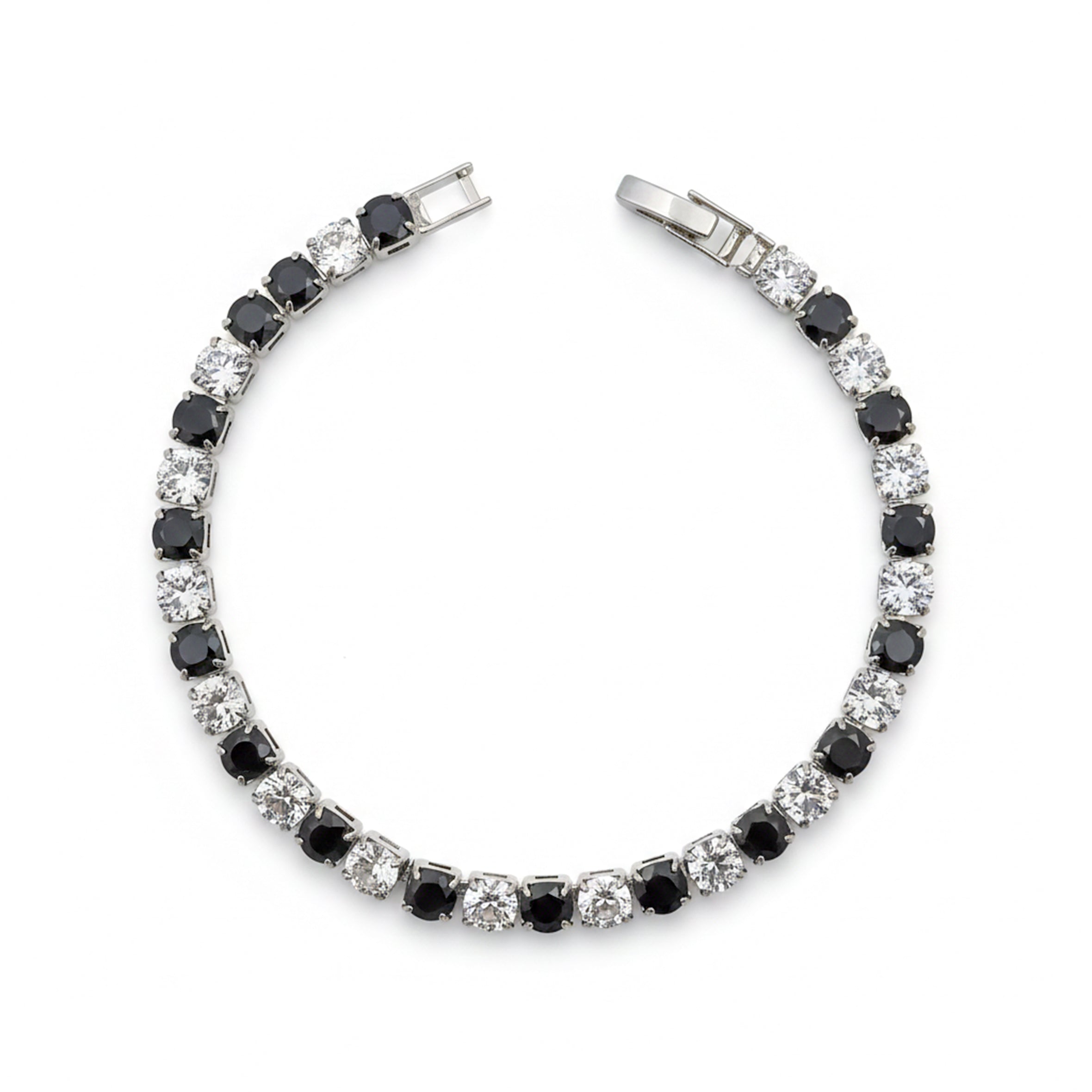 Black & White Crystal Bracelet GWB -57