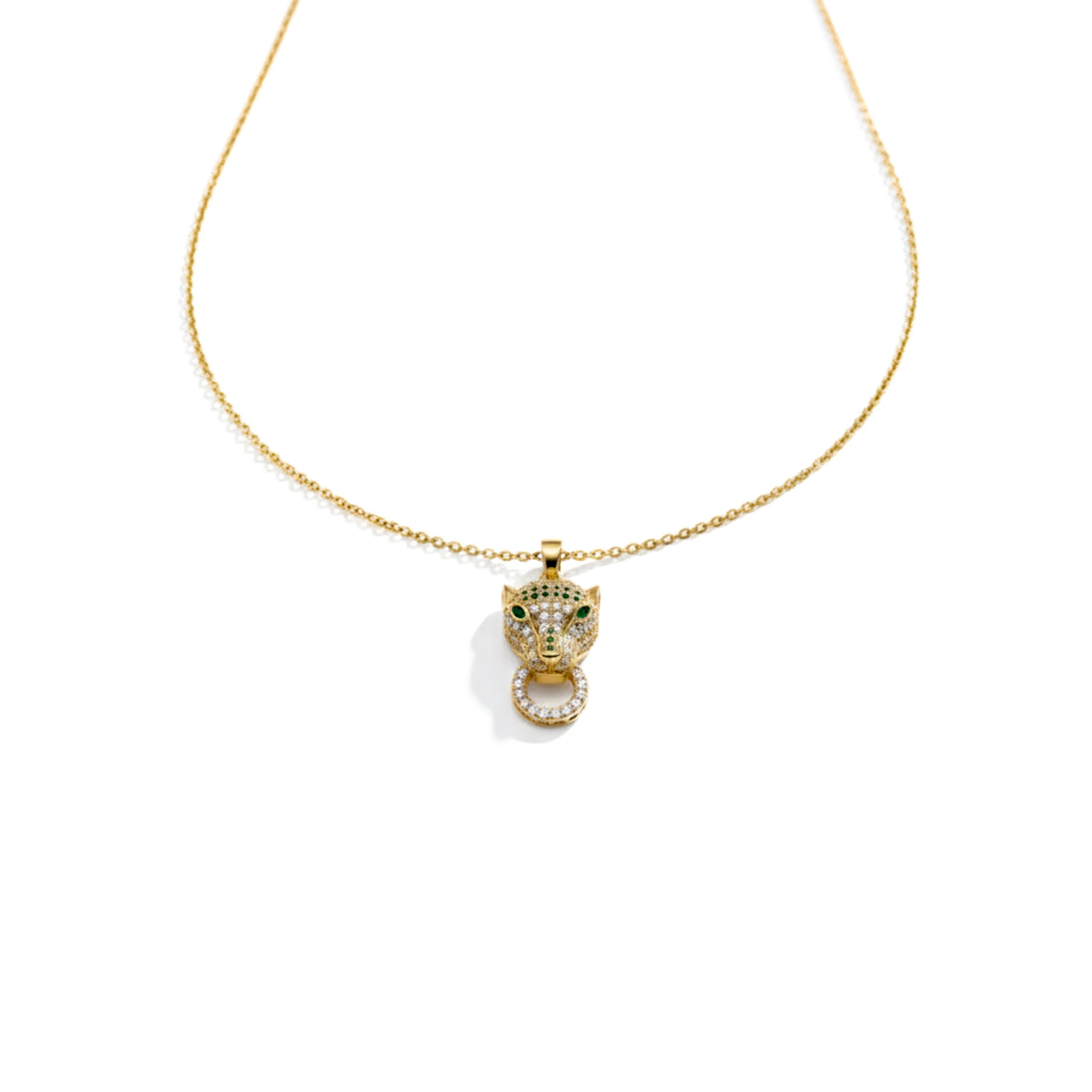 Pavé Crystal Panther Women Neckless GWN -77
