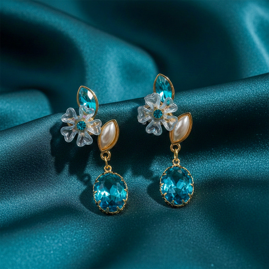 Ocean Bloom Drop Earrings GWE -239