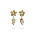 Pearl Leaf Earrings GWE -132