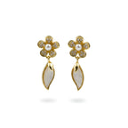 Pearl Leaf Earrings GWE -132