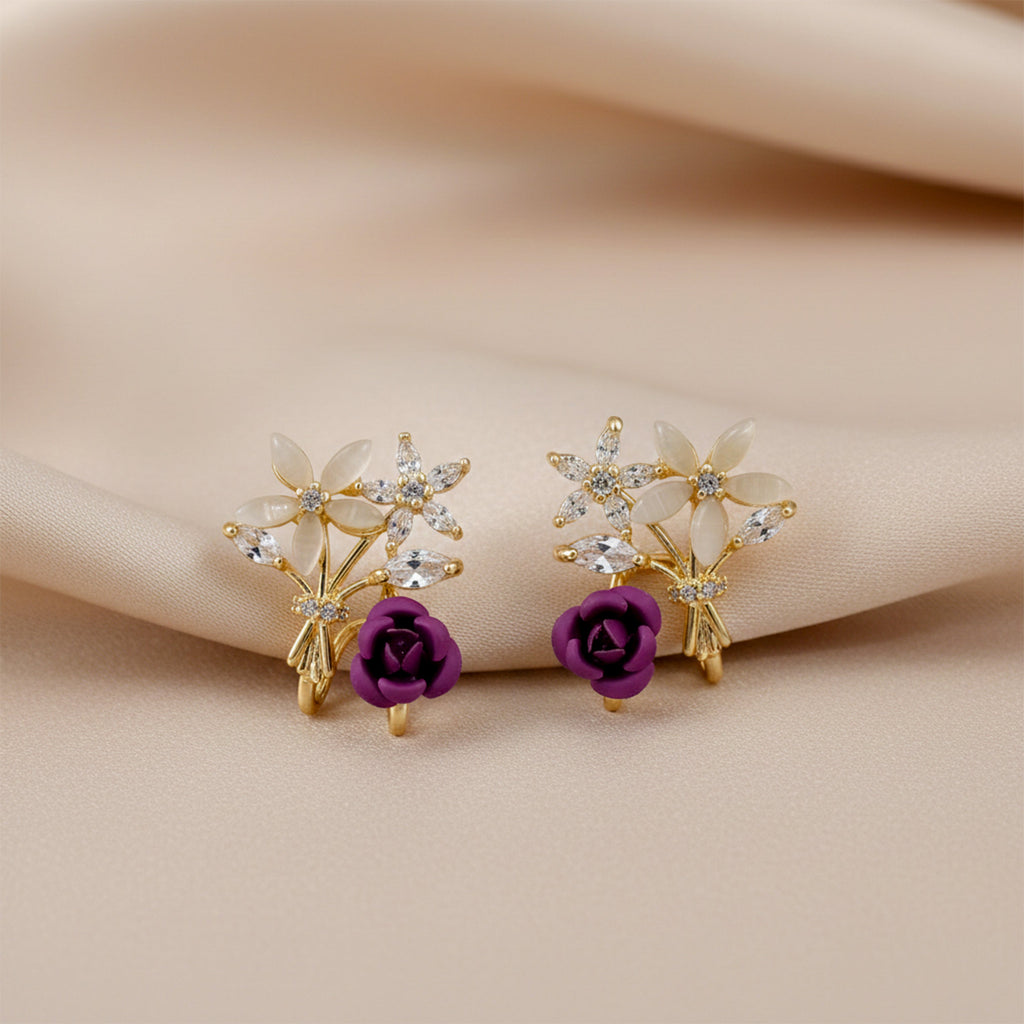 Crystal Stud Earrings  GWE -157