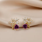 Crystal Stud Earrings  GWE -157
