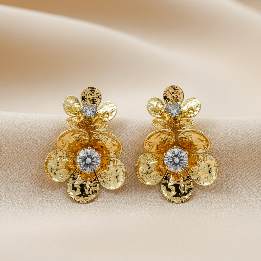 Floral Drop Earrings GWE -164