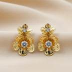 Floral Drop Earrings GWE -164