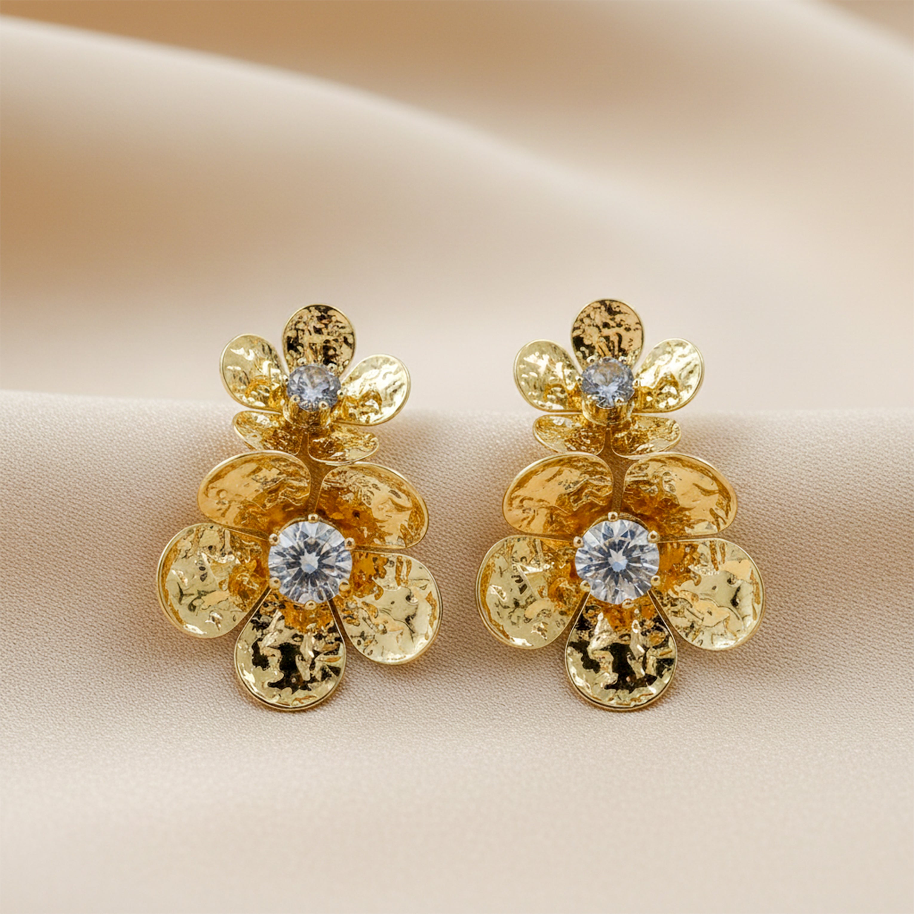 Floral Drop Earrings GWE -164