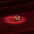 Golden Heart Spark Ring GWR -15