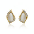 Elegant Teardrop Crystal Stud Earrings GWE -142