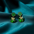Green Butterfly Earrings GWE -226